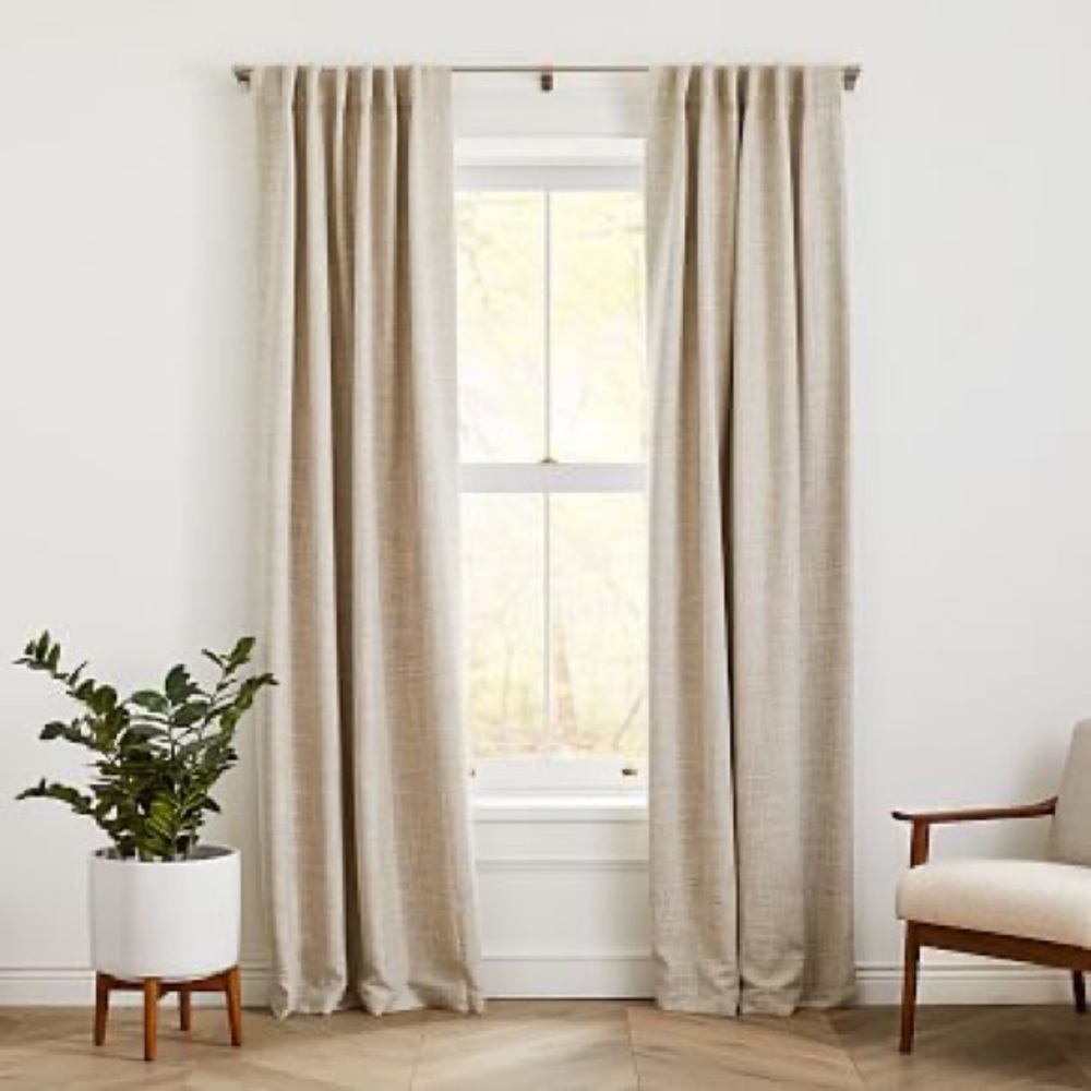 West Elm Blackout curtains